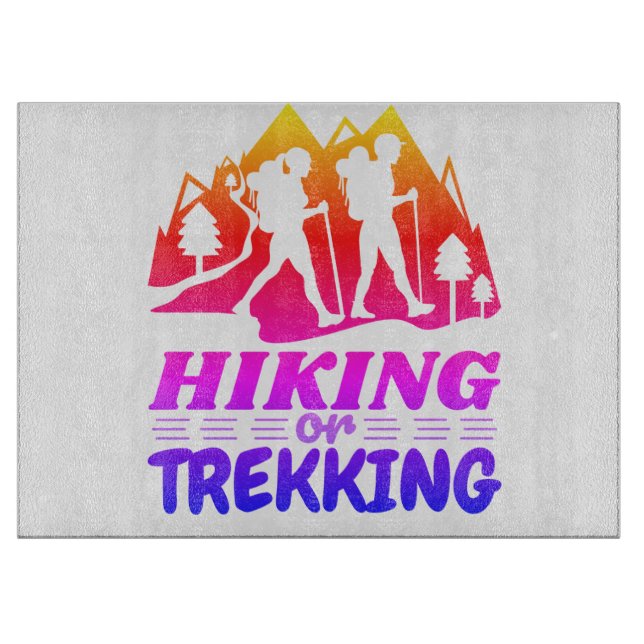 Hiking or Trekking Cutting Board (Front)