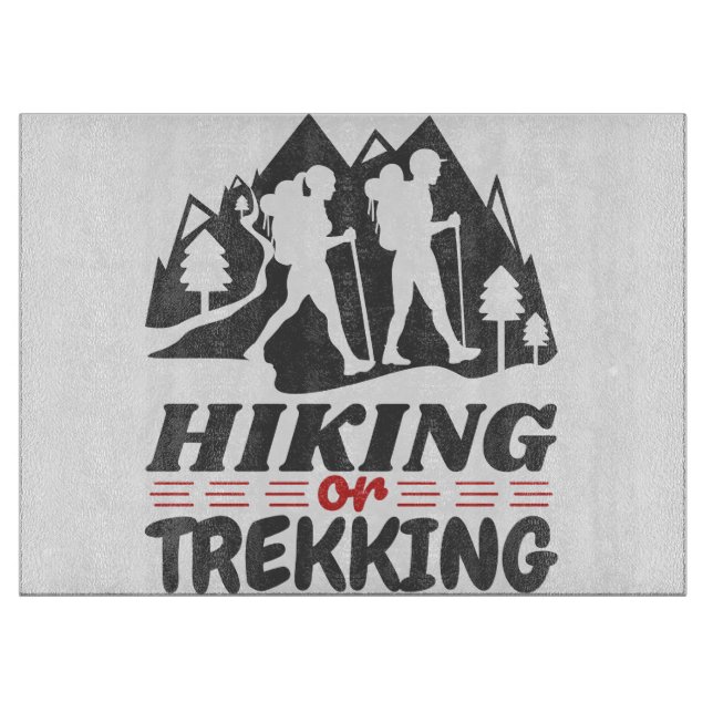 Hiking or Trekking Cutting Board (Front)