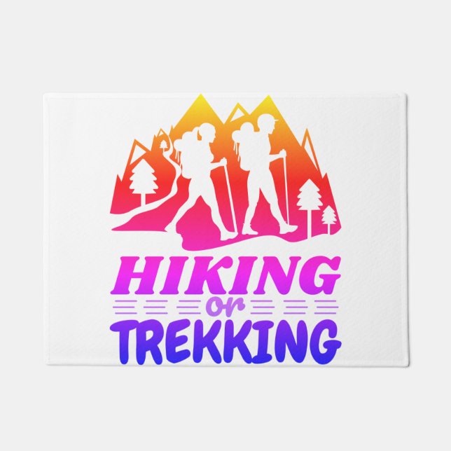 Hiking or Trekking Doormat (Front)