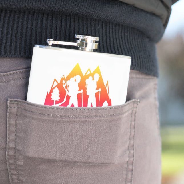Hiking or Trekking Hip Flask (In Situ)