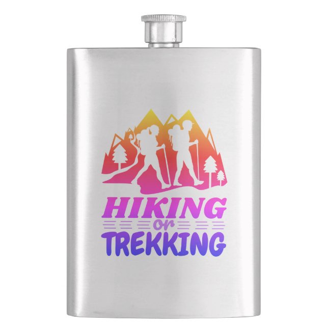 Hiking or Trekking Hip Flask (Front)