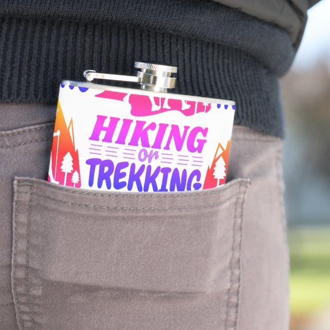 Hiking or Trekking Hip Flask (In Situ)
