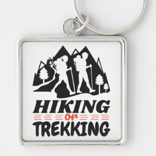 Hiking or Trekking Key Ring