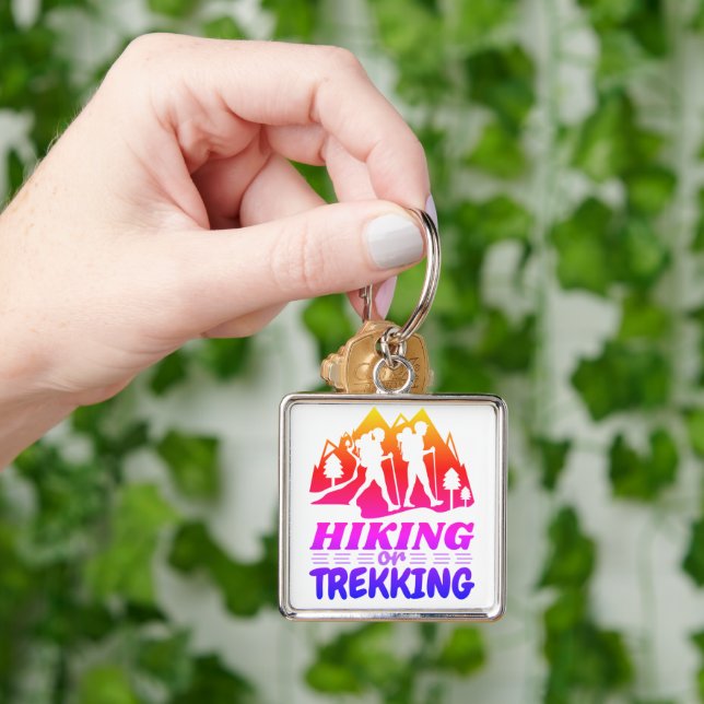 Hiking or Trekking Key Ring (Hand)