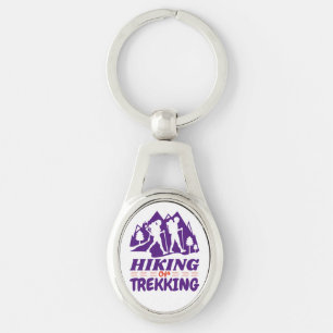 Hiking or Trekking Key Ring