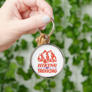 Hiking or Trekking Key Ring