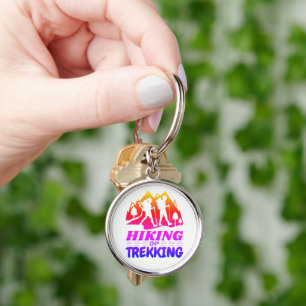 Hiking or Trekking Key Ring