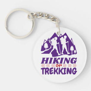 Hiking or Trekking Key Ring