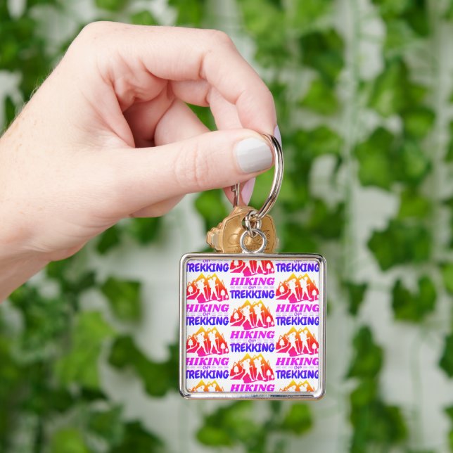 Hiking or Trekking Key Ring (Hand)