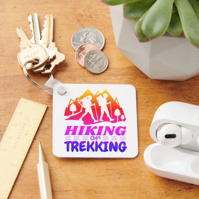Hiking or Trekking Key Ring (Desk)