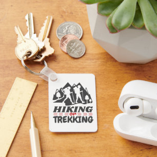 Hiking or Trekking Key Ring