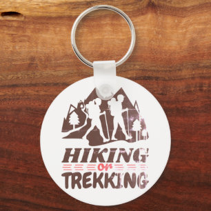 Hiking or Trekking Key Ring