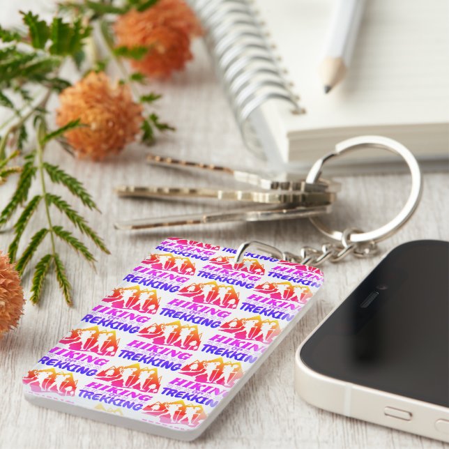 Hiking or Trekking Key Ring (Front Right)