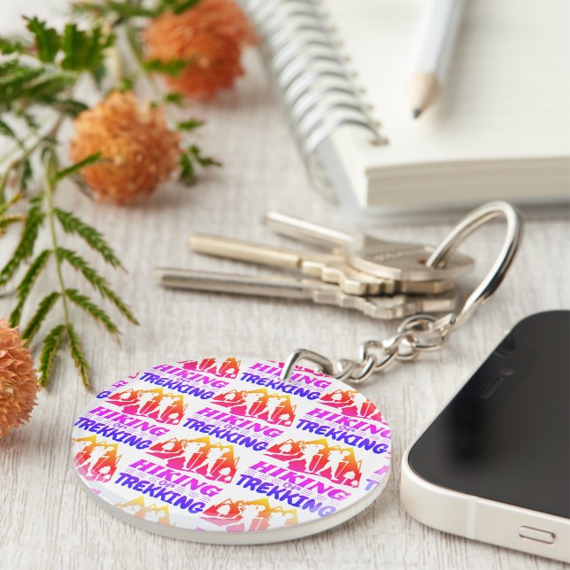 Hiking or Trekking Key Ring (Front Right)