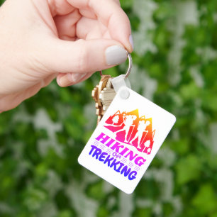 Hiking or Trekking Key Ring