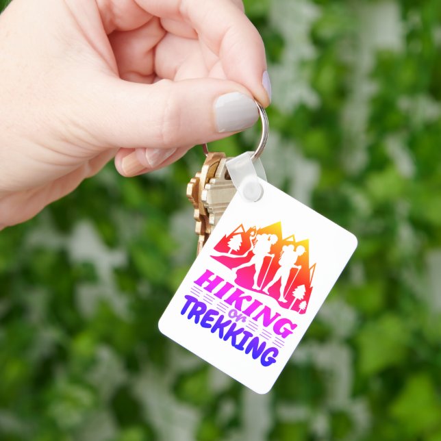 Hiking or Trekking Key Ring (Hand)