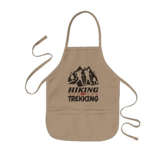 Hiking or Trekking Kids Apron (Front)