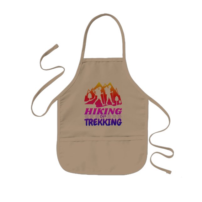 Hiking or Trekking Kids Apron (Front)