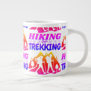 Hiking or Trekking Large Coffee Mug