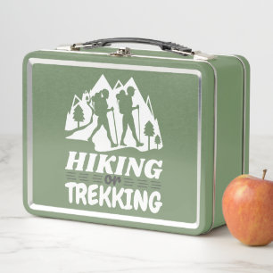 Hiking or Trekking Metal Lunch Box