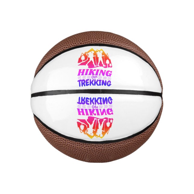 Hiking or Trekking Mini Basketball (Front)