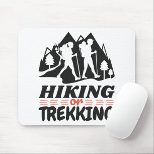 Hiking or Trekking Mouse Pad
