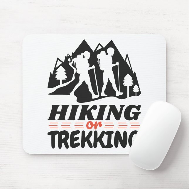 Hiking or Trekking Mouse Pad (With Mouse)