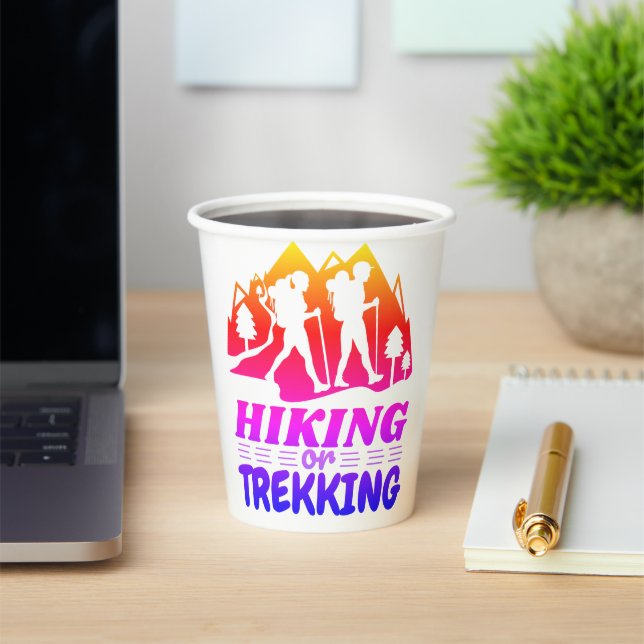 Hiking or Trekking Paper Cups (Insitu)