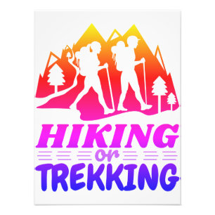 Hiking or Trekking Photo Print