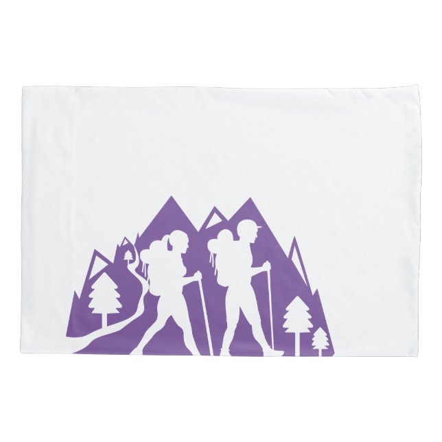 Hiking or Trekking Pillowcase (Back)