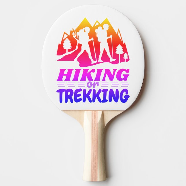 Hiking or Trekking Ping Pong Paddle (Front)