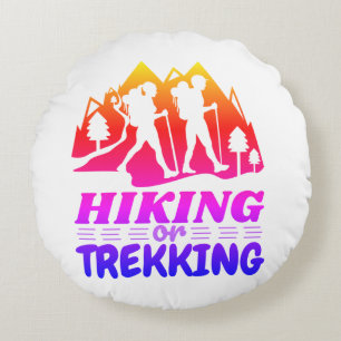 Hiking or Trekking Round Cushion