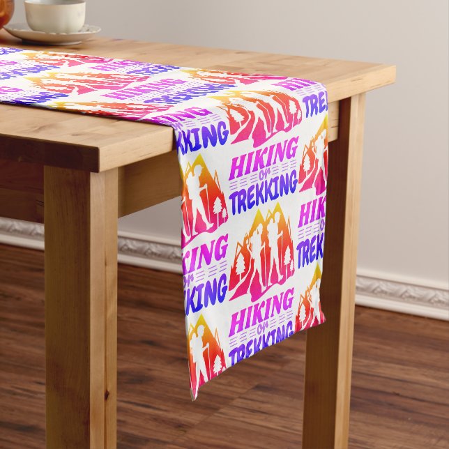 Hiking or Trekking Short Table Runner (In Situ)