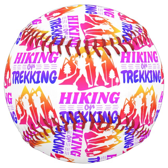 Hiking or Trekking Softball (Front)