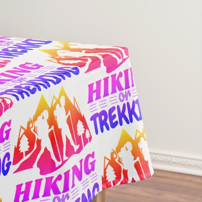 Hiking or Trekking Tablecloth (In Situ)