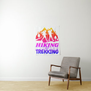 Hiking or Trekking Tapestry