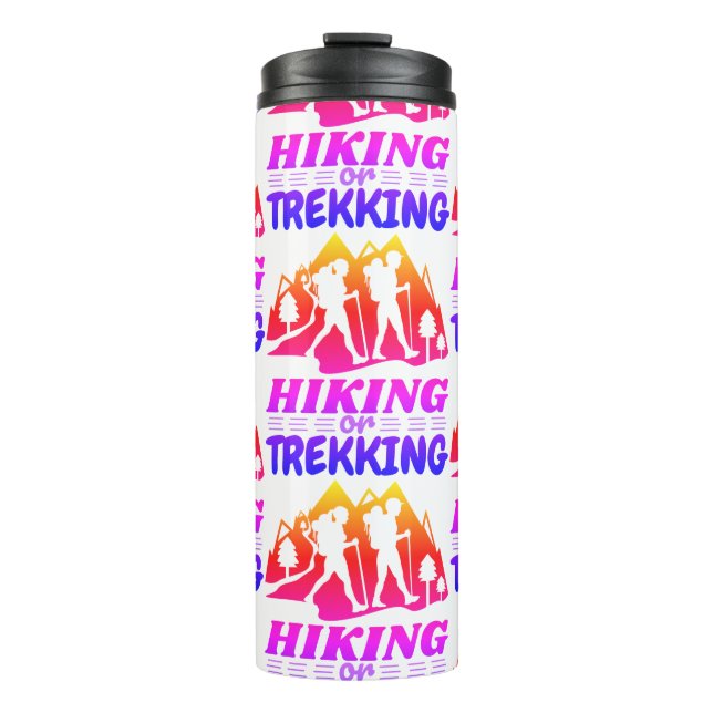 Hiking or Trekking Thermal Tumbler (Front)
