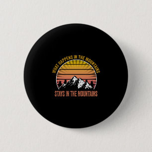 Hiking outdoor apparel what happens in the 6 cm round badge