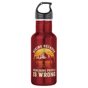 Hiking Outdoor Funny Hiker 532 Ml Water Bottle