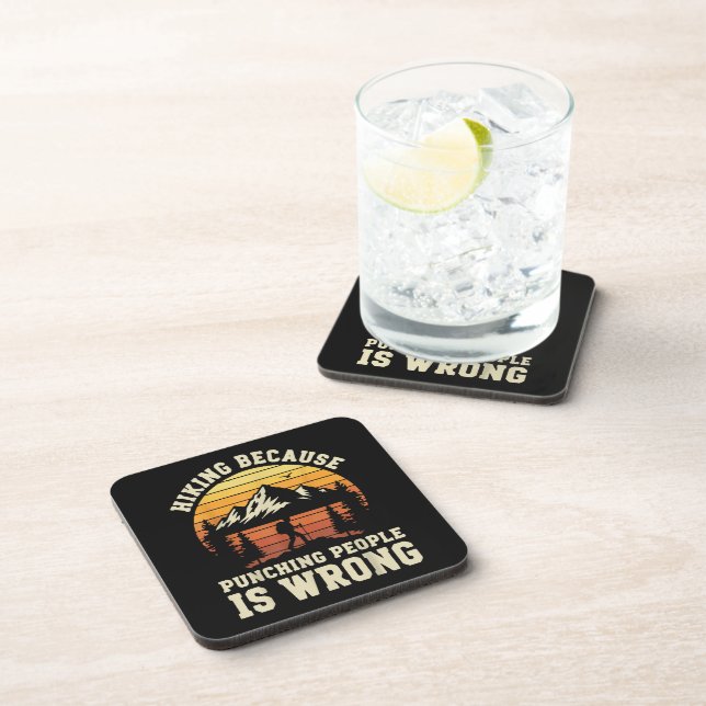 Hiking Outdoor Funny Hiker Coaster (Right Side)