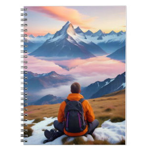 Hiking Outdoors Escape Dicovery Mountains Nature Notebook