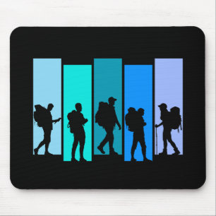 Hiking Outdoors Nature Adventure Hiker Mouse Pad