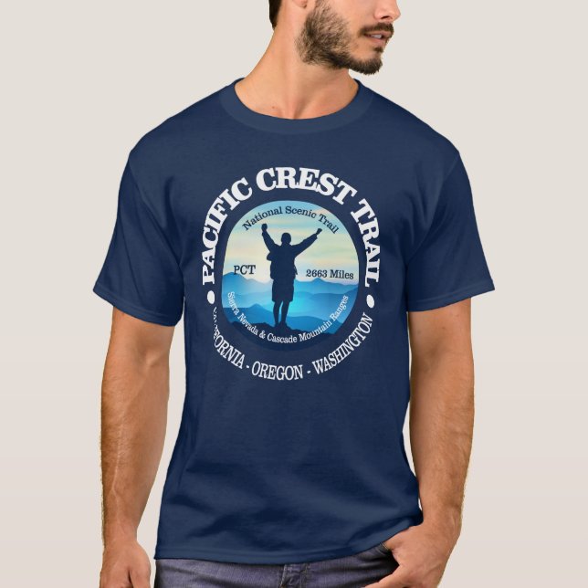 Hiking (Pacific Crest Trail) T-Shirt (Front)
