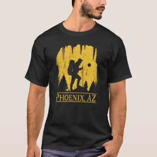 Hiking Phoenix Arizona US State Hiker Trip Souveni T-Shirt