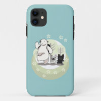 Hiking,polar bear and french bull dogs