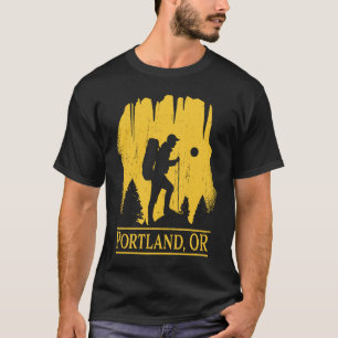Hiking Portland Oregon Hiker Trip Souvenir T-Shirt