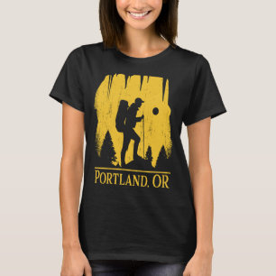 Hiking Portland Oregon Hiker Trip Souvenir T-Shirt
