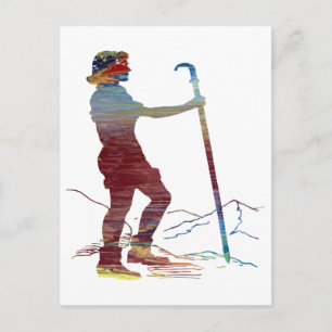 Hiking Postcard