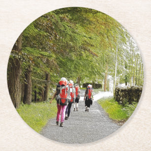 HIKING ROUND PAPER COASTER