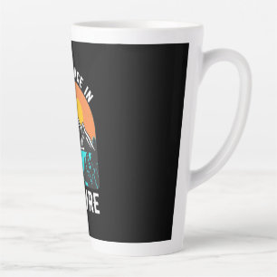 Hiking Seek Peace In Nature Latte Mug